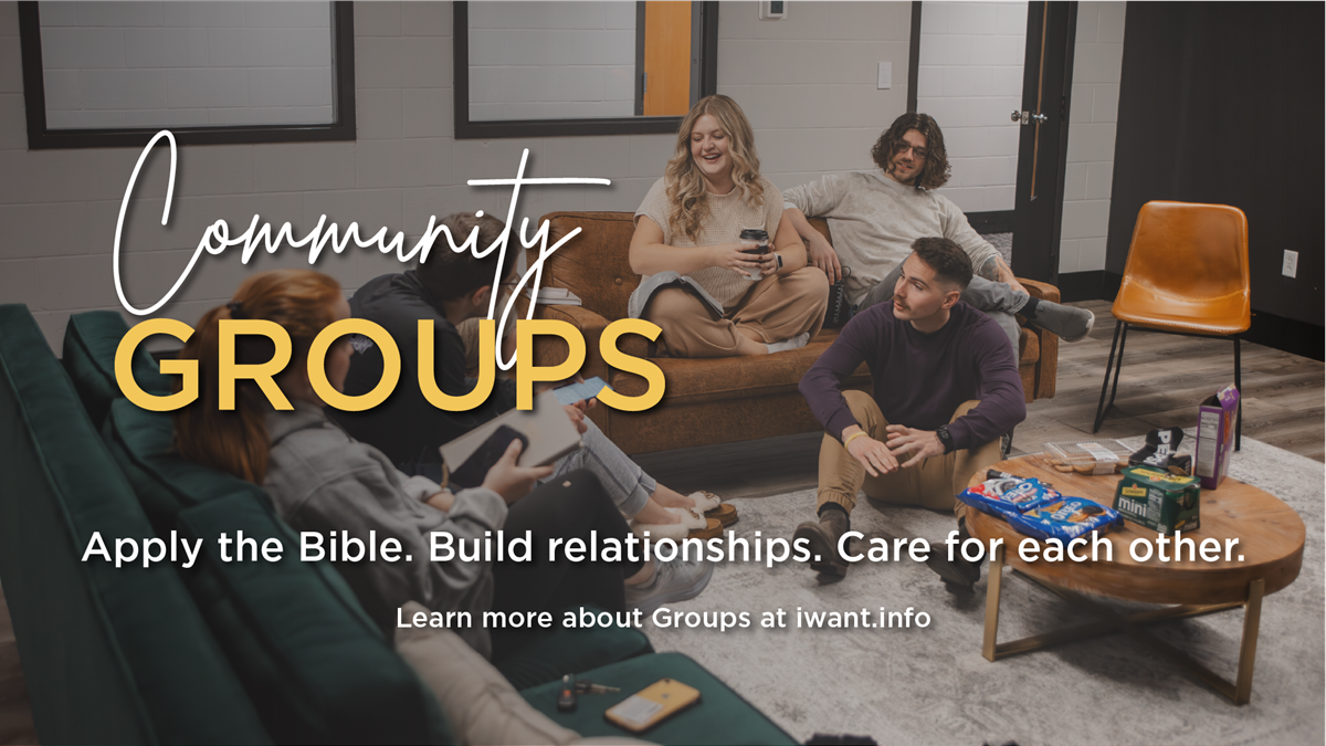Fall Community Groups Launch
